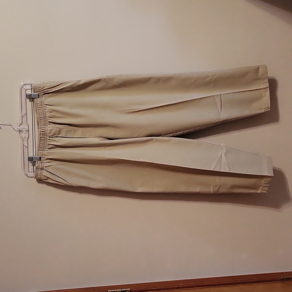 CABIN CREEK TAN SLACKS  Size 16 women's petite.  Relisting item. Too small.